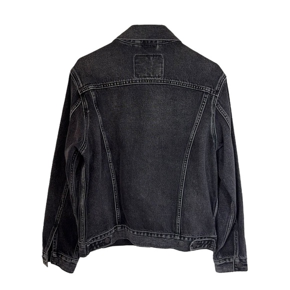 LEVI’s ✘ Black Cotton Denim Oversized Jean Jacket, Unisex, S - Picture 2 of 10